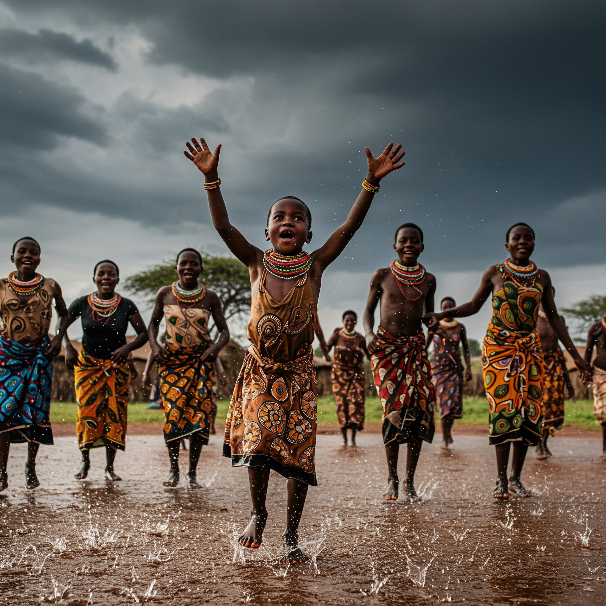 As,The,Villagers,Dance,,Clouds,Gather,Above,,Dark,And,Thick.